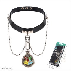 Harry Potter Hogwarts Movie Cosplay For Girls Decoration Leather Anime Necklace