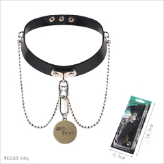 Harry Potter Movie Cosplay For Girls Decoration Leather Anime Necklace
