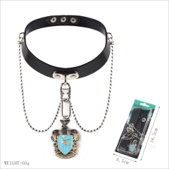 Harry Potter Ravenclaw Movie Cosplay For Girls Decoration Leather Anime Necklace