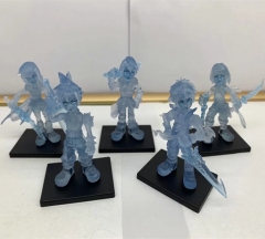 最终幻想 5款一套盒蛋透明版手办摆件模型 4.5X6X7CM