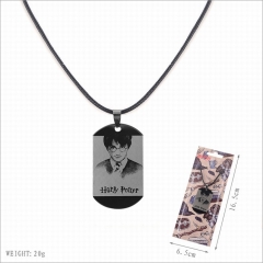 Harry Potter Anime Cartoon Black Necklace