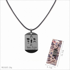 Harry Potter Anime Cartoon Black Necklace