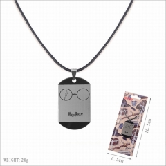 Harry Potter Anime Cartoon Black Necklace