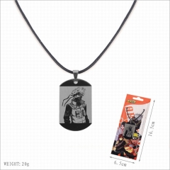 Naruto Anime Alloy Cartoon Black Necklace