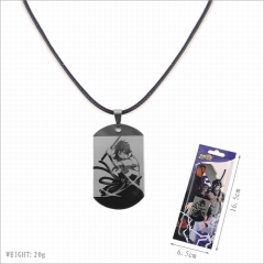 Naruto Anime Alloy Cartoon Black Necklace