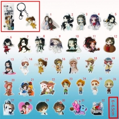 32 Designs Anime Acrylic Keychain