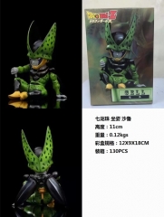 七龙珠 BWFC 坐姿沙鲁盒装手办 摆件模型11CM 一箱130个
