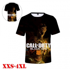 Call of Duty Game 3D Print Casual Short Sleeve T Shirt