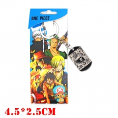 One Piece Anime Alloy Keychain