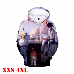 The Promised Neverland Anime 3D Print Casual Hooded Hoodie