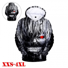 Tokyo Ghoul Anime Kaneki ken 3D Print Casual Hooded Hoodie