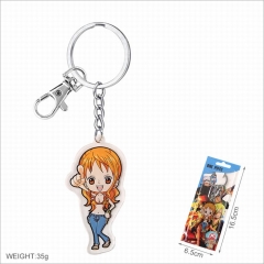 One Piece Nami Character Anime Cartoon Acrylic Keychain