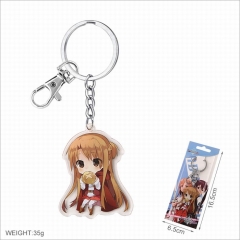 Sword Art Online Yuuki Asuna Anime Cartoon Acrylic Keychain