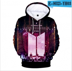 K-POP BTS Bulletproof Boy 3D Print Casual Hooded Hoodie
