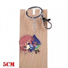 The Quintessential Quintuplets Anime Nakano Miku Acrylic Keychain