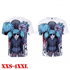 Sally Face Game 3D Print Casual Short Sleeve T Shirt