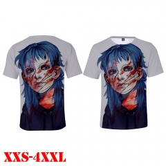 Sally Face Game 3D Print Casual Short Sleeve T Shirt