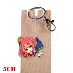 The Quintessential Quintuplets Anime Nakano Miku Acrylic Keychain