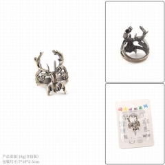 Harry Potter Movie Cosplay Hollow Decoration Alloy Ring