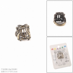 Harry Potter Movie Cosplay Hollow Decoration Alloy Ring