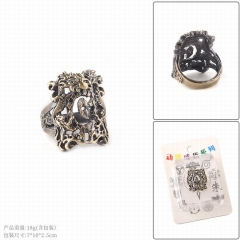Harry Potter Movie Cosplay Hollow Decoration Alloy Ring
