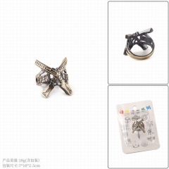 Apex Legends Game Cosplay Hollow Decoration Alloy Ring