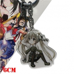 Yosuga no Sora Anime Kasugano Sora Acrylic Cartoon Cosplay Plastic Keychain