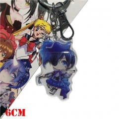 Kuroshitsuji/Black Butler Anime Ciel Phantomhive Acrylic Cosplay Plastic Keychain