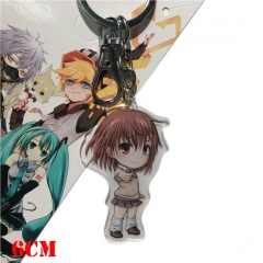 Toaru Kagaku No Railgun Anime Misaka Mikoto Acrylic Cartoon Cosplay Plastic Keychain
