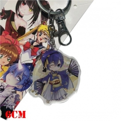 Touken Ranbu Game Mikazuki Munechika Acrylic Cartoon Cosplay Plastic Keychain