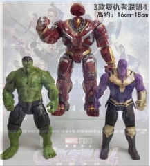 The Avengers Cosplay Collection Model Toys Statue Anime PVC Figure (3pcs/set)