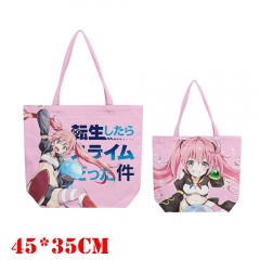 That Time I Got Reincarnated As A Slime / Tensei Shitara Slime Datta Ken Anime Zipper Canvas Shopping Bag
