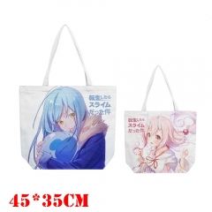 That Time I Got Reincarnated As A Slime / Tensei Shitara Slime Datta Ken Anime Zipper Canvas Shopping Bag