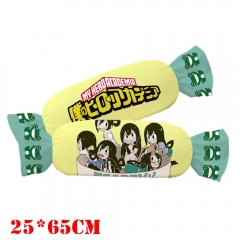 My Hero Academia Anime Asui Tsuyu Candy Shape Plush Stuffed Doll Cushion Pillow