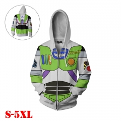 Toy Story Movie 3D Print Casual Zipper Hoodie