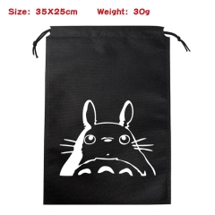 Totoro Anime Canvas Drawstring Bag