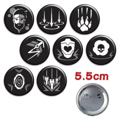 Apex Legends Game Cartoon Brooch Kawaii Fancy Pin 8pcs/set