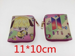 BT21 K-POP BTS Bulletproof Boy Scouts PU Leather Wallet