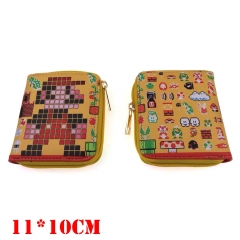Super Mario Bros. Game PU Leather Wallet