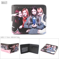 K-POP BLACKPINK PU Leather Wallet