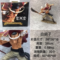 One Piece Edward Newgate Cartoon Character Collection Model Toys Anime PVC Figure