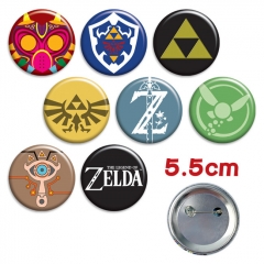 塞尔达传说 B 动漫马口铁徽章（8个一套）5.5cm
