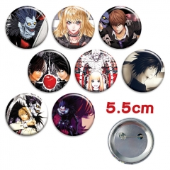 Death Note Cartoon Brooch Kawaii Fancy Pin 8pcs/set