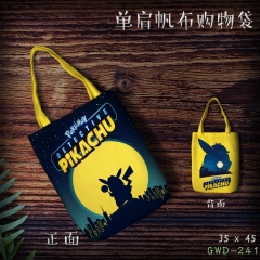 Pokemon Anime Canvas Shopping Bag