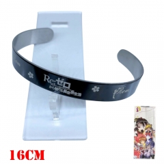 Re:Zero kara Hajimeru Isekai Seikatsu Anime Stainless Steel Bracelet