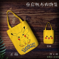 Pokemon Anime Canvas Shopping Bag