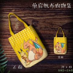 Pokemon Anime Canvas Shopping Bag