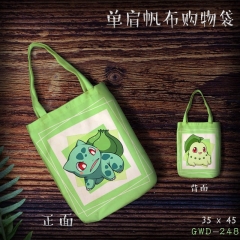 Pokemon Anime Canvas Shopping Bag