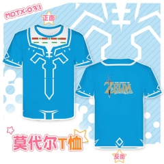 The Legend of Zelda: Breath of the Wild Game 3D Print Casual Short Sleeve T Shirt