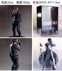 Resident Evil Leon Scott Kennedy Movie Cosplay Anime PVC Car Figure